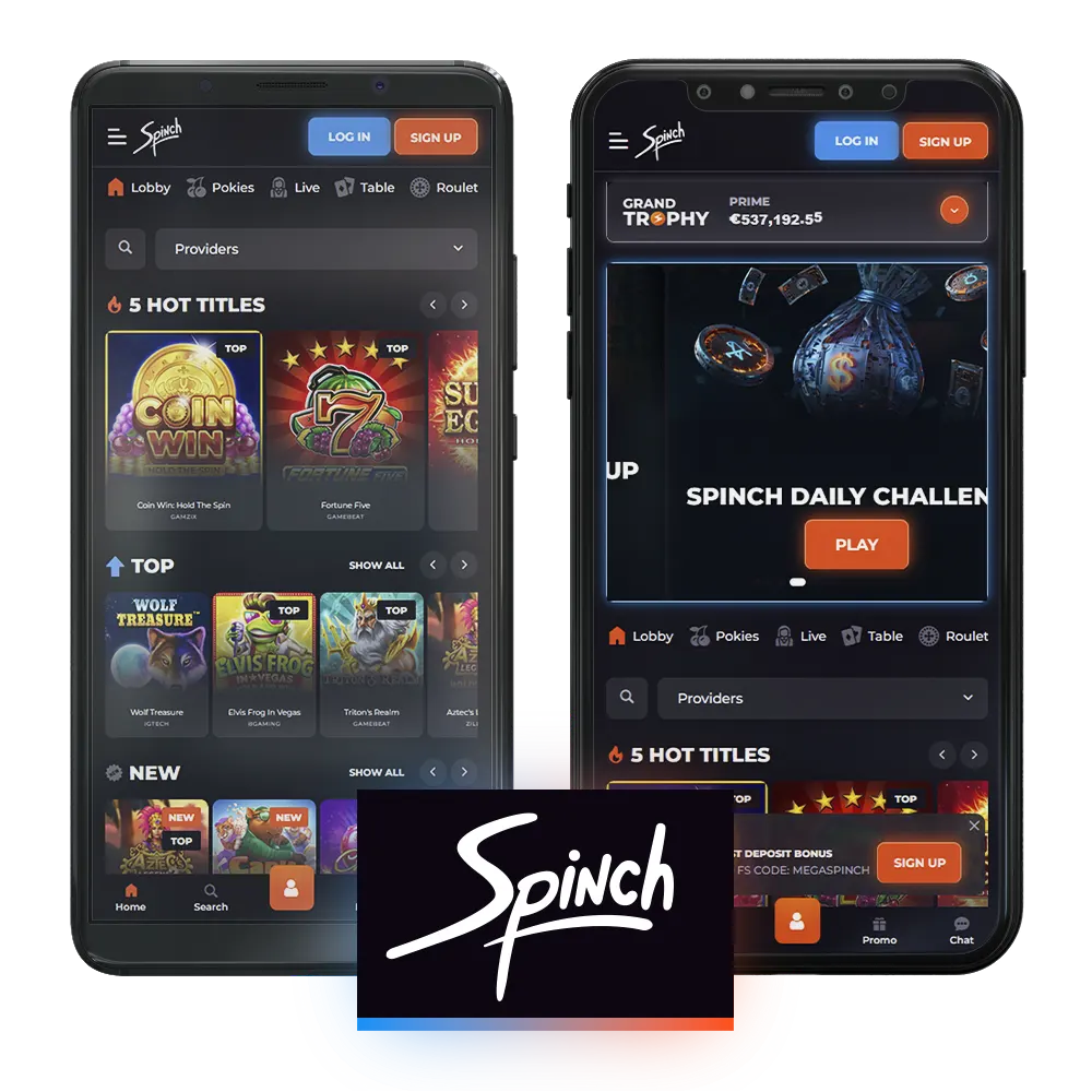 Find out how to download the Spinch app on your phone and computer.