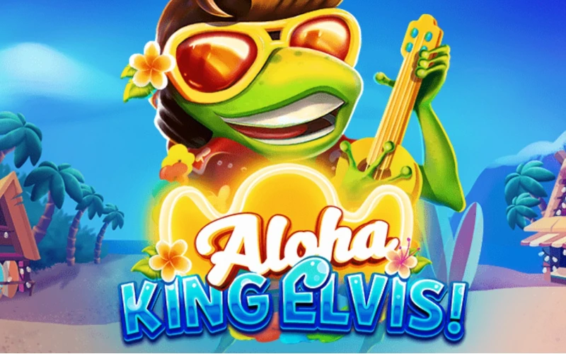 Aloha King Elvis is a colorful craps game on Spinch.