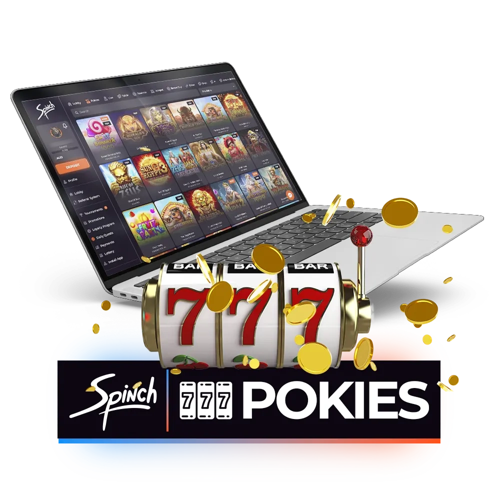 Spinch offers a wide range of pokies.